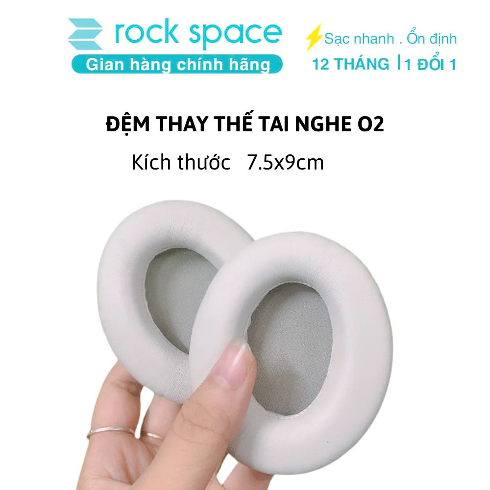 Ảnh Đệm thay thế tai nghe Headphone Tai nghe bluetooth chụp tai Rockspace O2 1