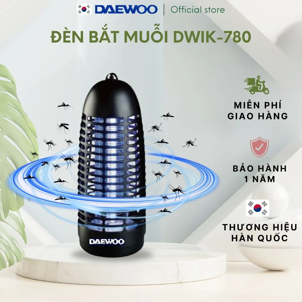 Đánh Giá Đèn Bắt Muỗi Daewoo DWIK-780 An Toàn, Hiệu Quả, Tiết Kiệm Điện