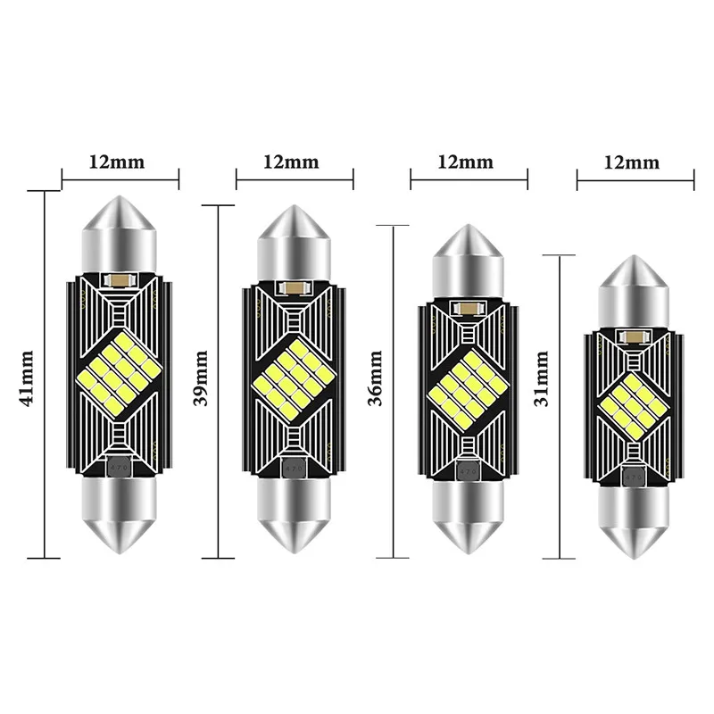 Ảnh Đèn Led Canbus Lymoyo C5W C10W 31mm 36mm 39mm 41mm 2035 12smd Tiện Dụng Cho Xe Hơi 3