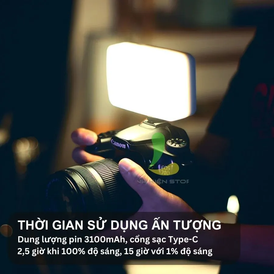 Ảnh Đèn Led đổi màu HOSAN ulanzi VL120 RGB hỗ trợ quay phim chụp ảnh tích hợp 20 hiệu ứng ánh sáng ấn tượng 4