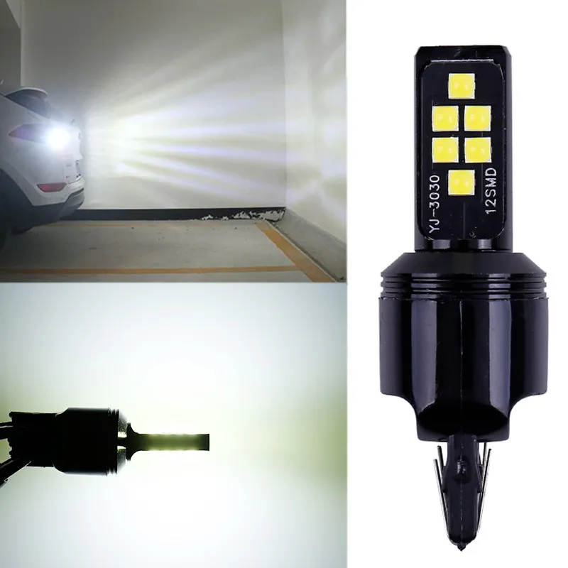 Ảnh Đèn Led Phanh Xe Ô Tô Py21W P21W Py21W P21 / 5w Led T20 1157 Bay15D Ba15S 7440 W21W T15 Bau15S 3030 1