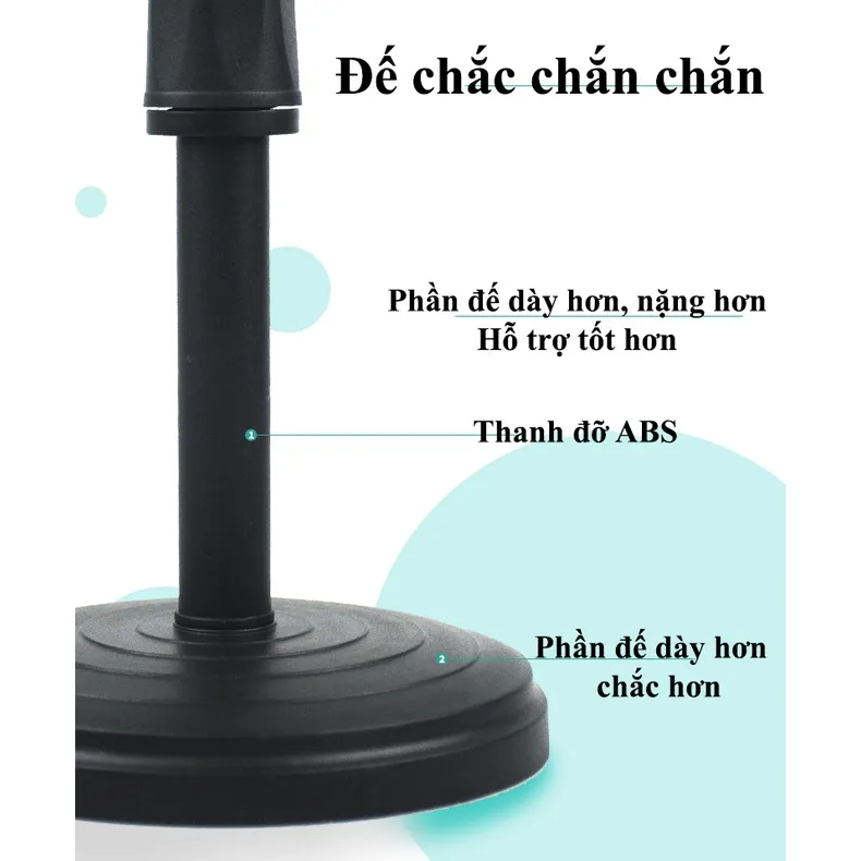 Ảnh Đèn Livestream Để Bàn 2 Kẹp G40 Hỗ Trợ Livestream Quay Video, Giá Đỡ Điện Thoại Xoay 360 Độ -  HOLOCOM 3