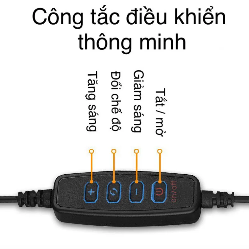 Ảnh Đèn Livestream Để Bàn 2 Kẹp G40 Hỗ Trợ Livestream Quay Video, Giá Đỡ Điện Thoại Xoay 360 Độ -  HOLOCOM 4