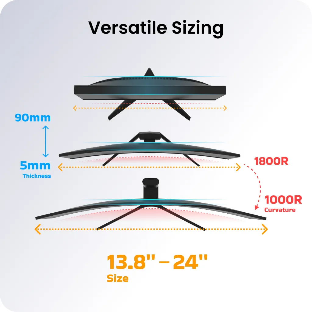 Ảnh Đèn màn hình máy tính Yeelight Pura Monitor Light Bar, điều chỉnh ánh sáng, dùng được màn hình cong 3