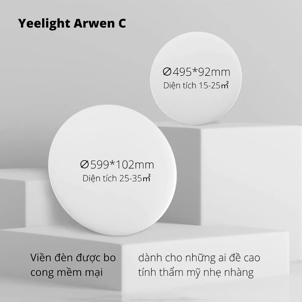 Ảnh Đèn trần thông minh Yeelight Arwen 235C/300C/400C/450C/550C - Led RGB hắt trần bản quốc tế 2
