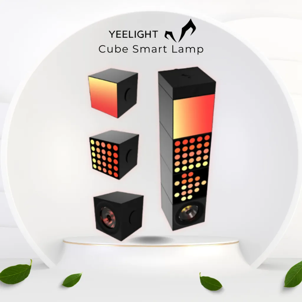 Ảnh Đèn Yeelight Cube trang trí đa năng thông minh, nhiều hiệu ứng ánh sáng, gamesync, musicsyne 1