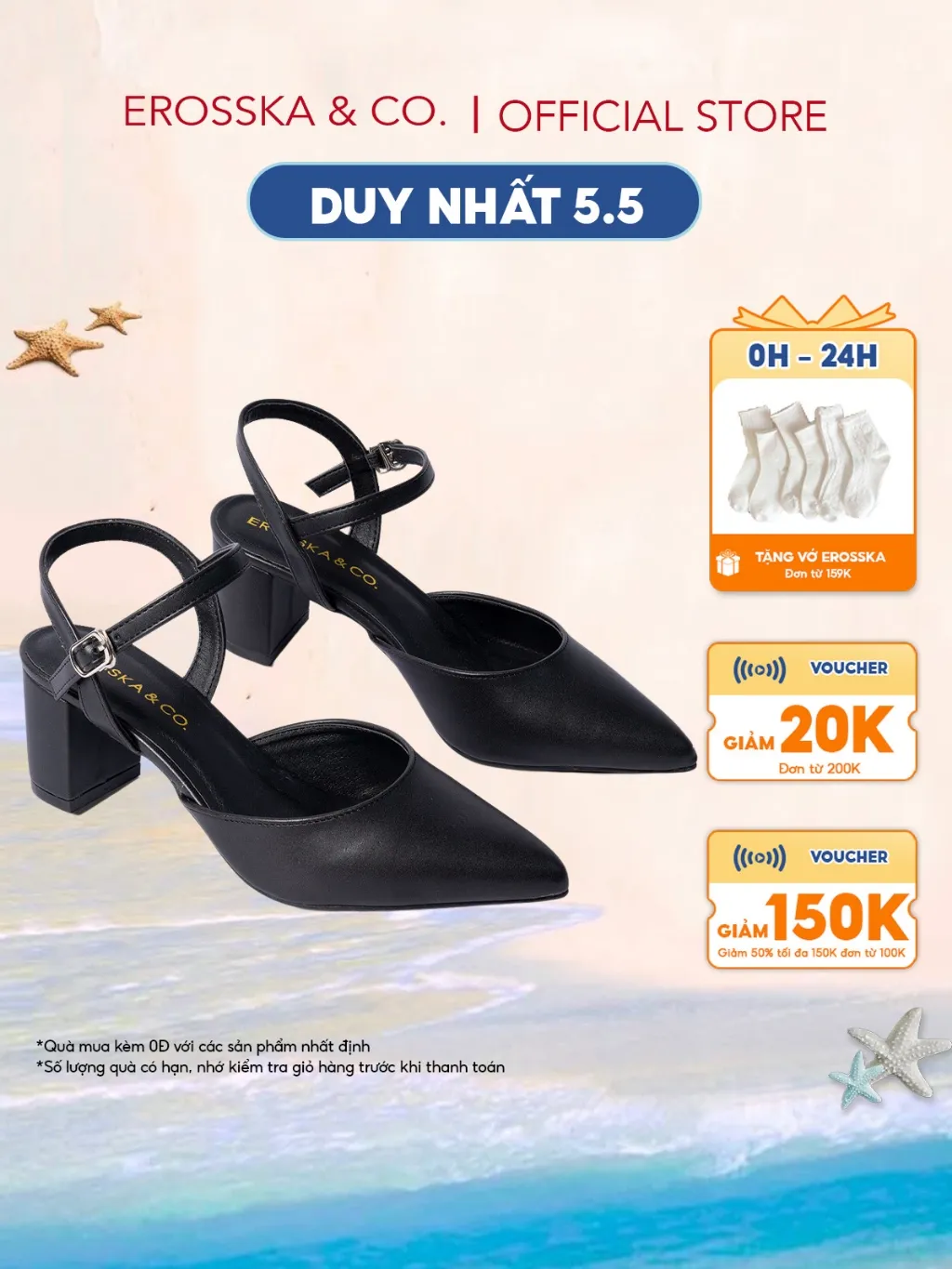 Đánh Giá Giày Cao Gót Erosska EK001 Đen 5cm: Thời Trang & Thoải Mái