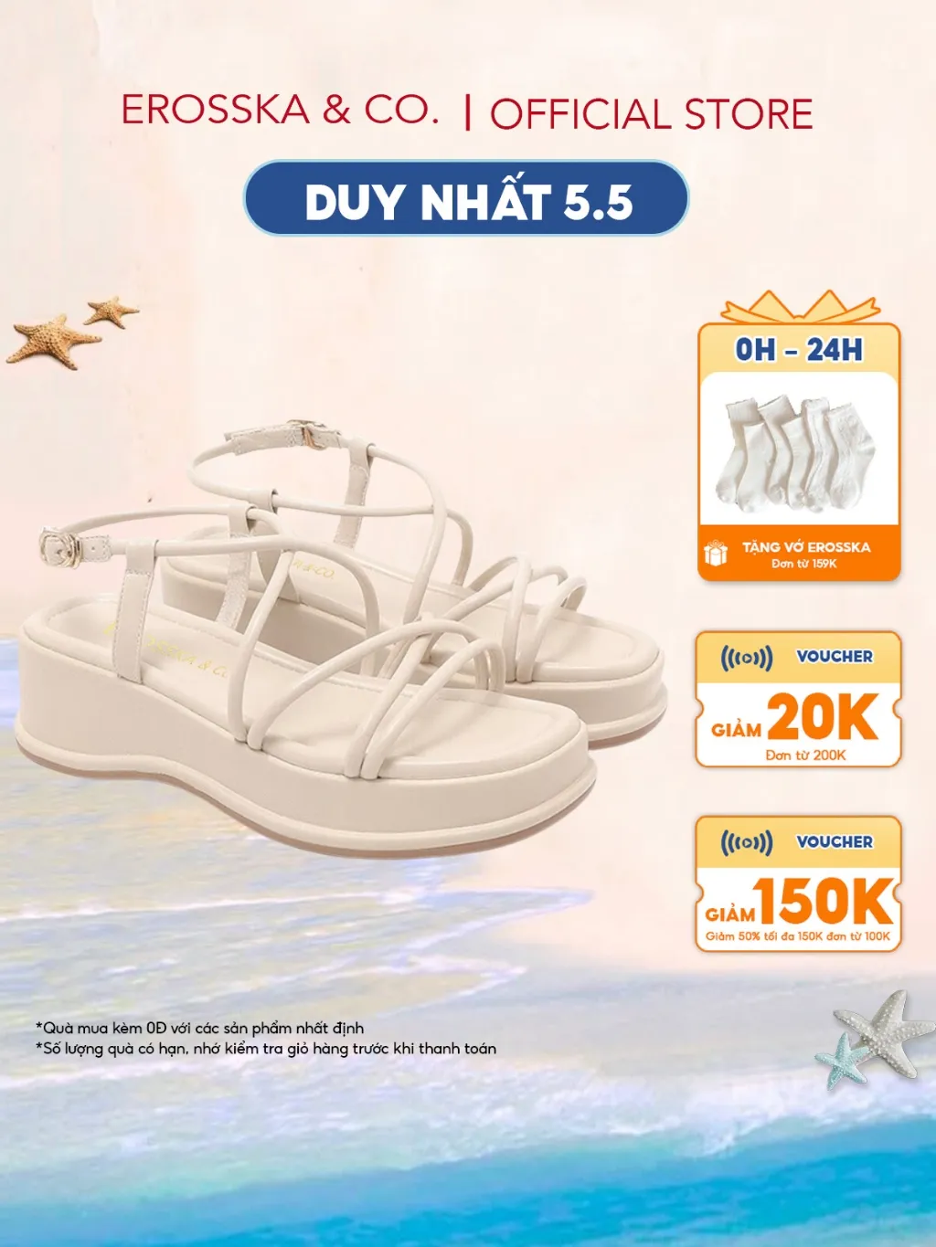 Đánh Giá Sandal Đế Xuồng Erosska SB014 Nude 6cm: Thoải Mái & Tôn Dáng