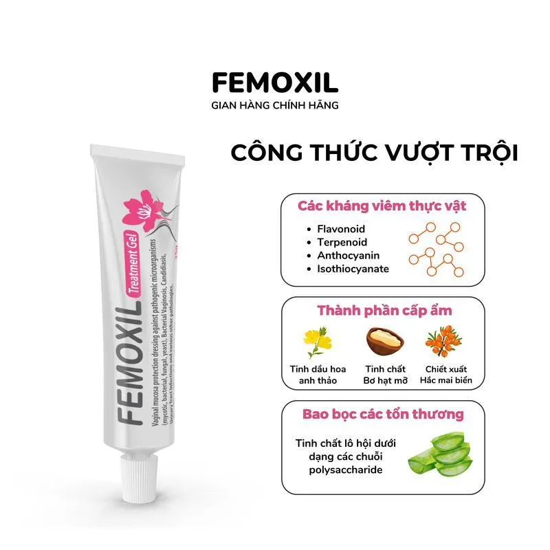 Ảnh Femoxil giảm nấm, ngứa, viêm nhiễm, hỗ trợ cấp ẩm vùng kín nhập khẩu từ Israel 4