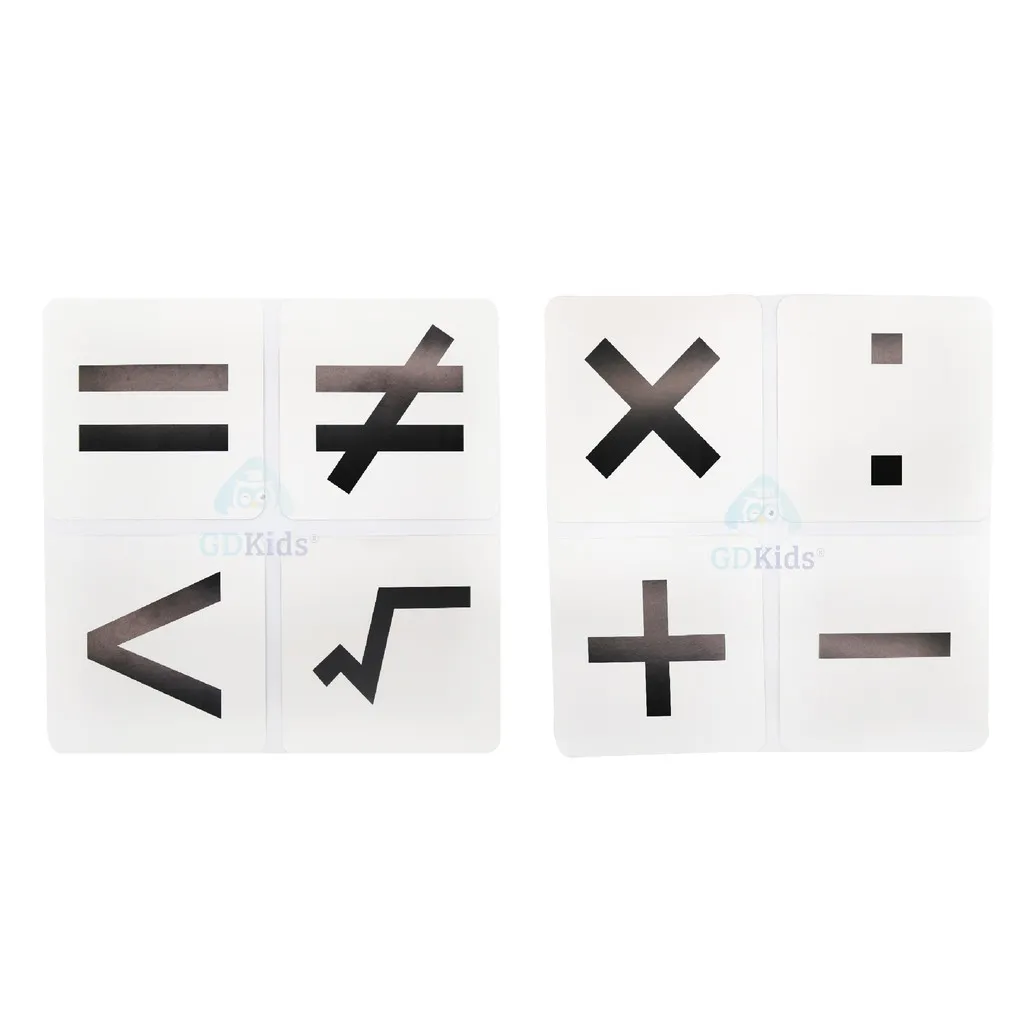 Ảnh Flashcard Dạy Trẻ Học Toán Glenn Doman- Bộ 59 Thẻ Học Thông Minh Phát Triển Tư Duy Logic Cho Trẻ Từ 0-6 Tuổi 4
