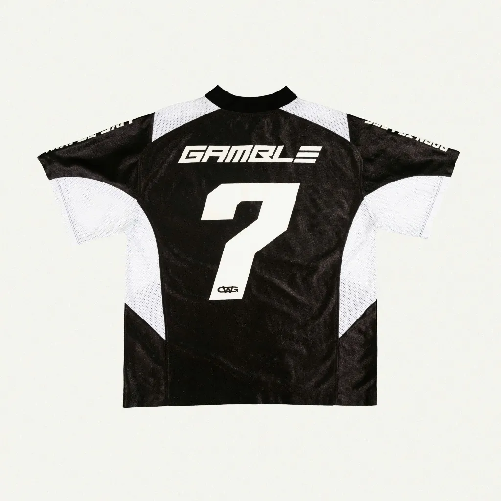 Ảnh FOOTBALL JERSEY / BLACK / Áo Thể Thao  / GAMBLE WORLDWIDE 1