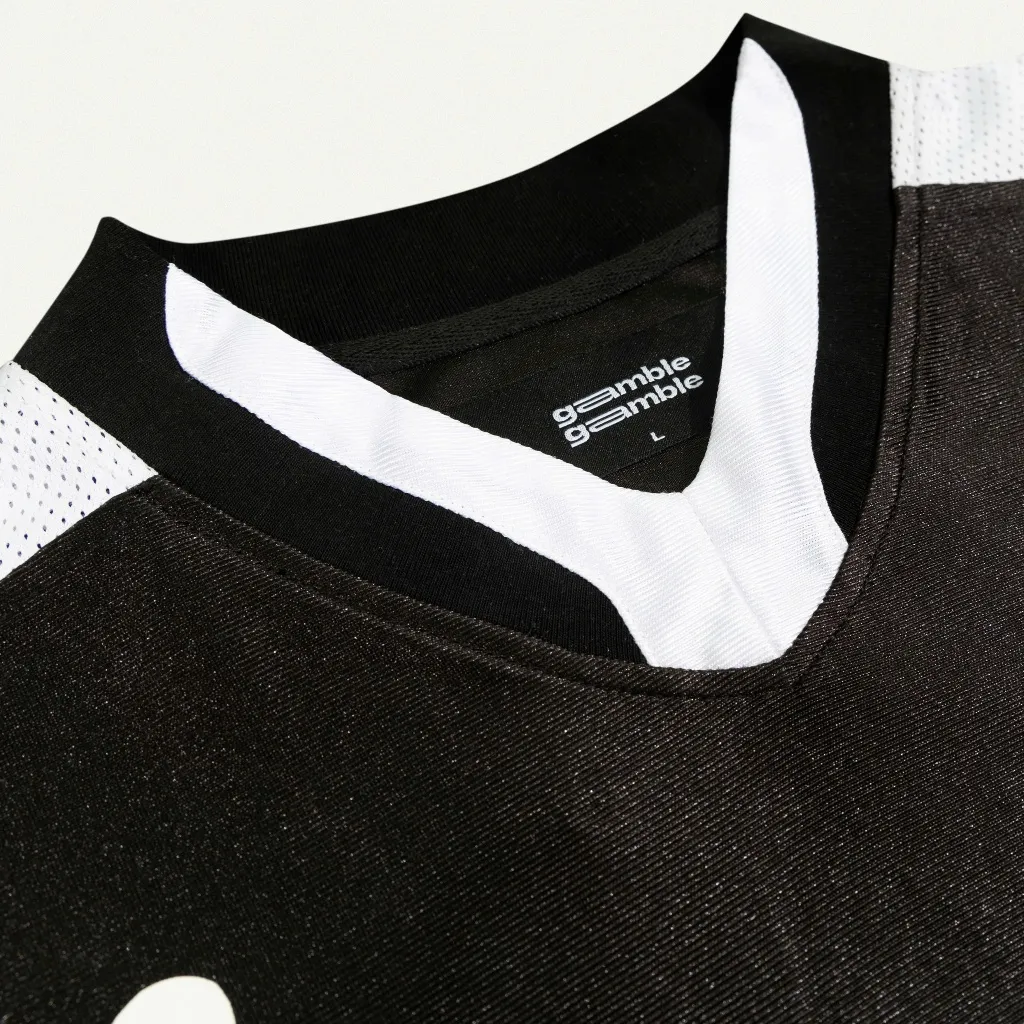 Ảnh FOOTBALL JERSEY / BLACK / Áo Thể Thao  / GAMBLE WORLDWIDE 3