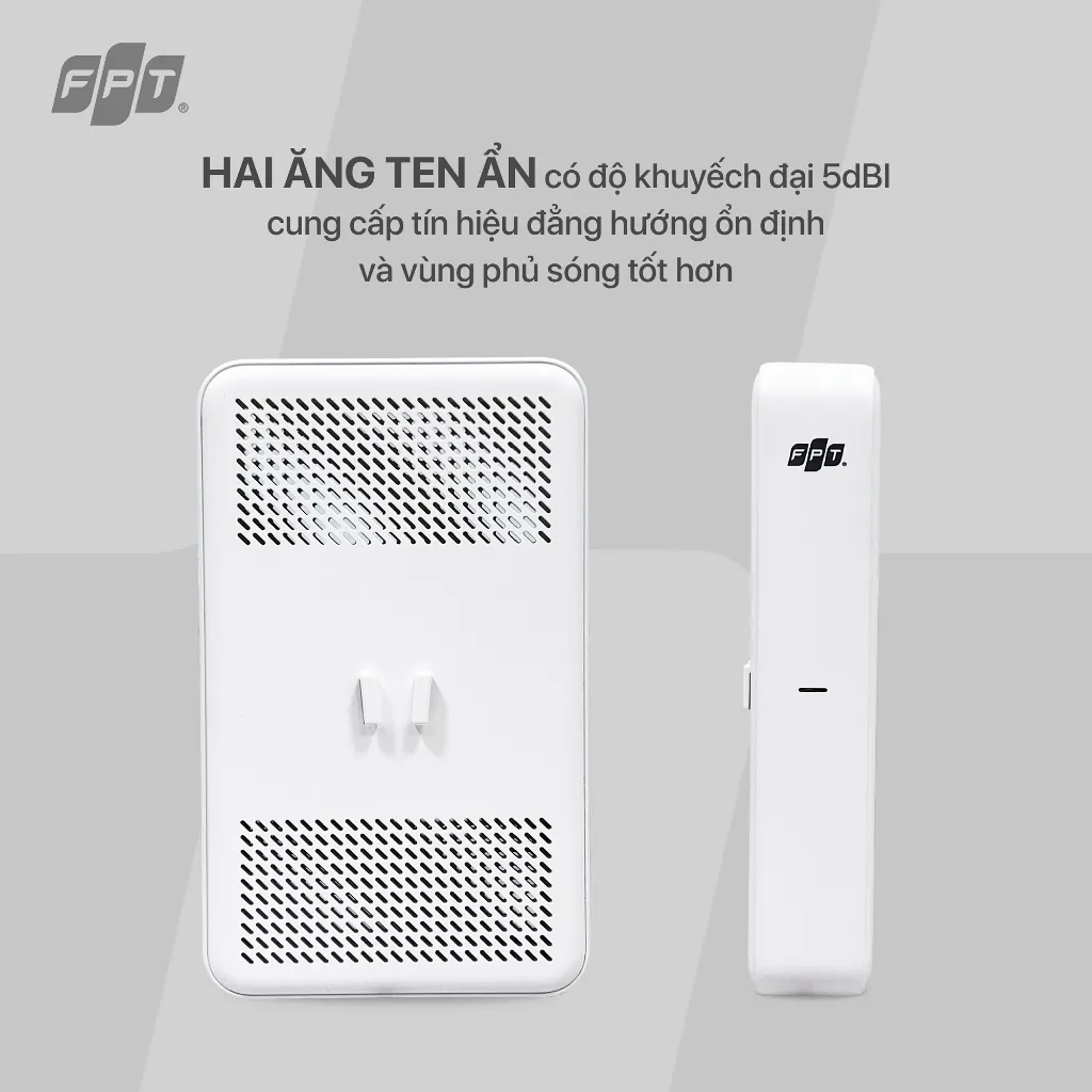 Ảnh FPT Access Point AX3000CV2 Hỗ trợ Wifi 6 3000 Mbps, ăng ten ẩn - Thiết bị phát sóng Wifi thế hệ mới 1
