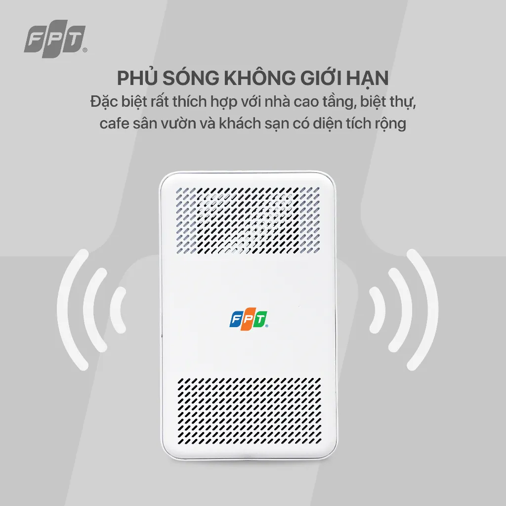 Ảnh FPT Access Point AX3000CV2 Hỗ trợ Wifi 6 3000 Mbps, ăng ten ẩn - Thiết bị phát sóng Wifi thế hệ mới 4