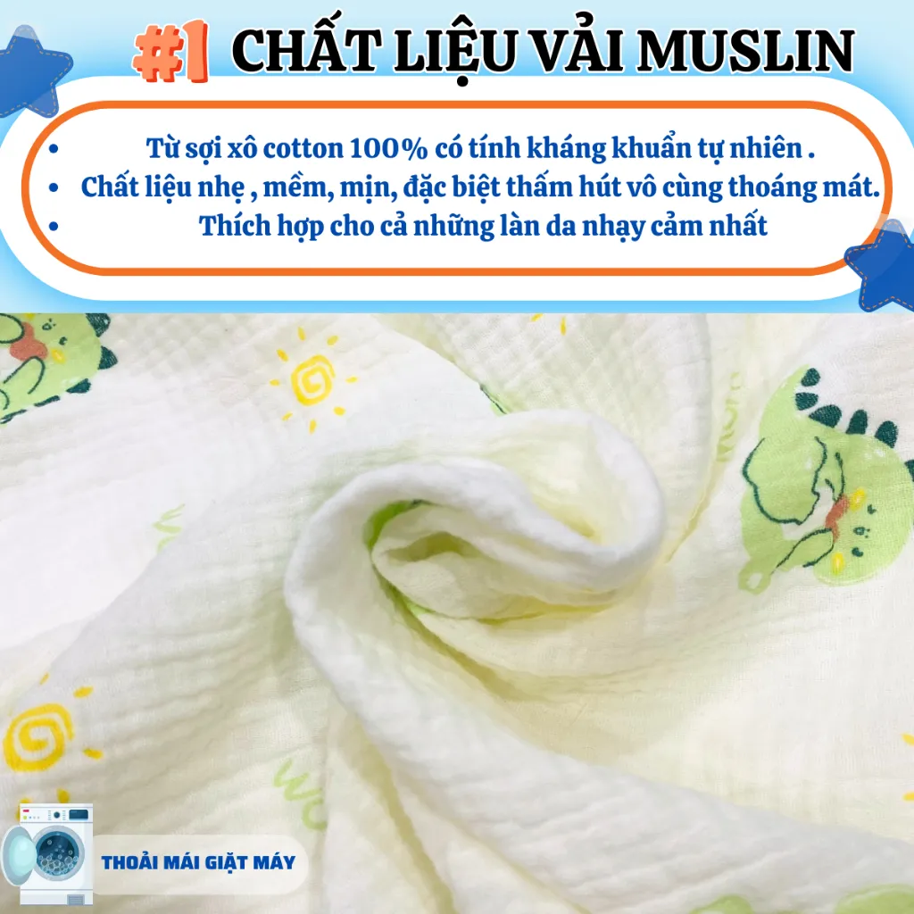 Ảnh Ga Cũi Cho Bé GOLDCAT Cắt Theo Kích Thước Yêu Cầu, Chất Liệu Cotton Mềm Mát, An Toàn Cho Bé 2