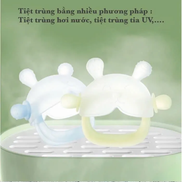 Ảnh Gặm Nướu Cho Bé Hình Gấu, Gặm Nướu Cầm Tay Silicon Siêu Mềm Không Chứa BPA An Toàn Cho Bé [Có hộp đựng] - GLENN DOMAN 3