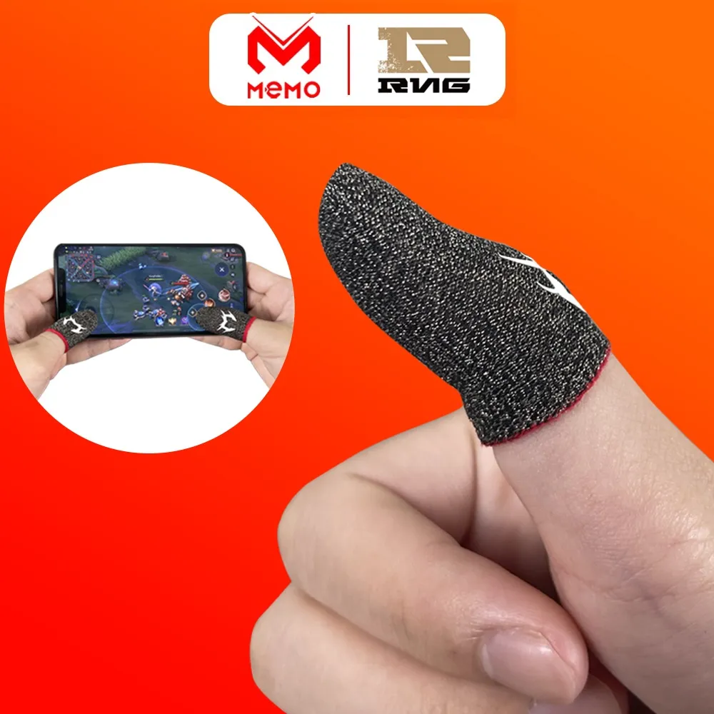 Găng Tay Chơi Game MEMO Carbon Sợi Bạc: Chống Mồ Hôi, Siêu Nhạy Cho FF, PUBG, Liên Quân Chỉ 25K!