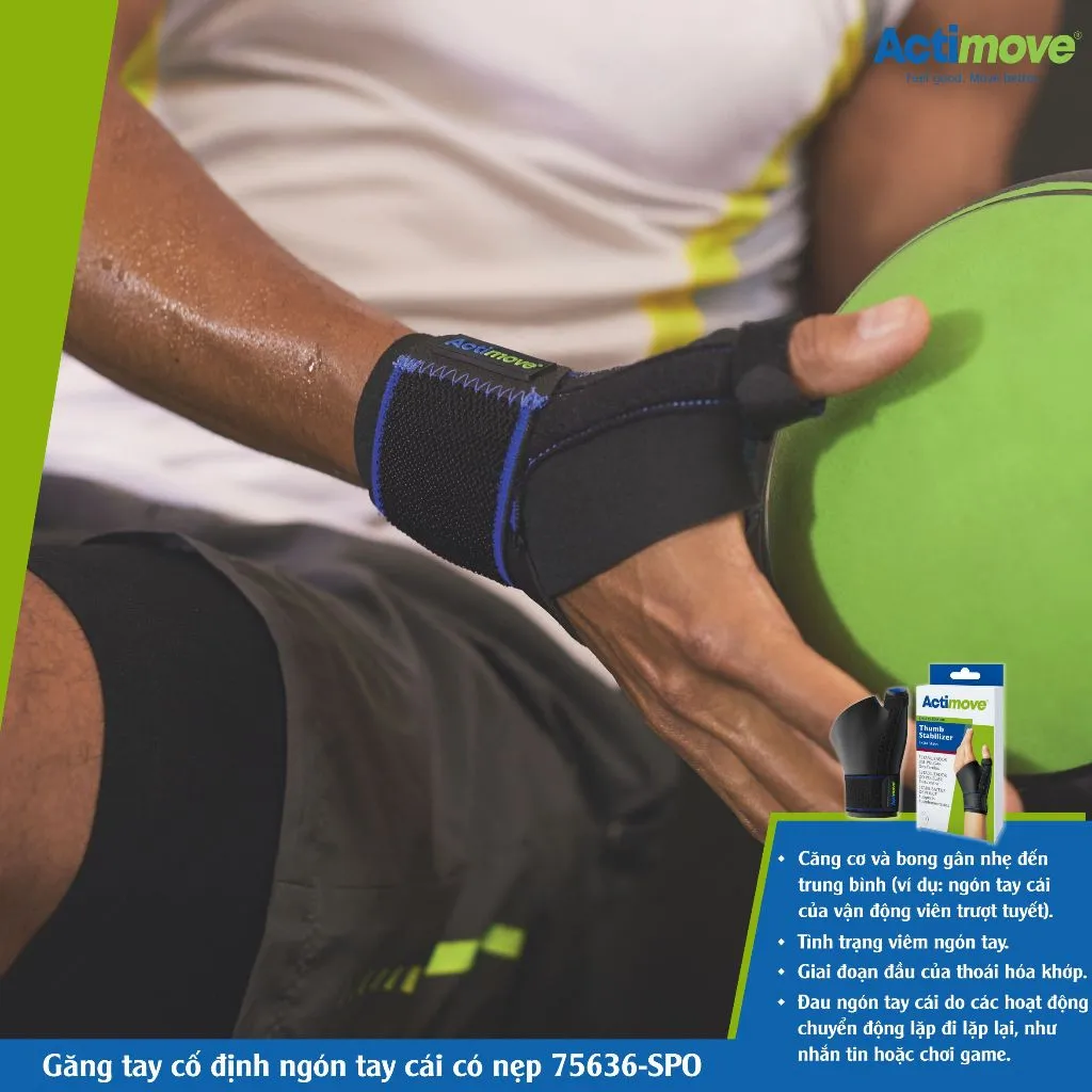 Ảnh Găng tay cố định ngón tay cái có nẹp 75636-SPO Actimove Thumb Stabilizer 2
