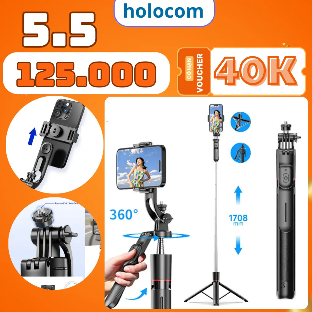 Đánh Giá Gậy Chụp Ảnh 3 Chân Selfie F16 Kiêm Tripod Chống Rung | Mua Ngay
