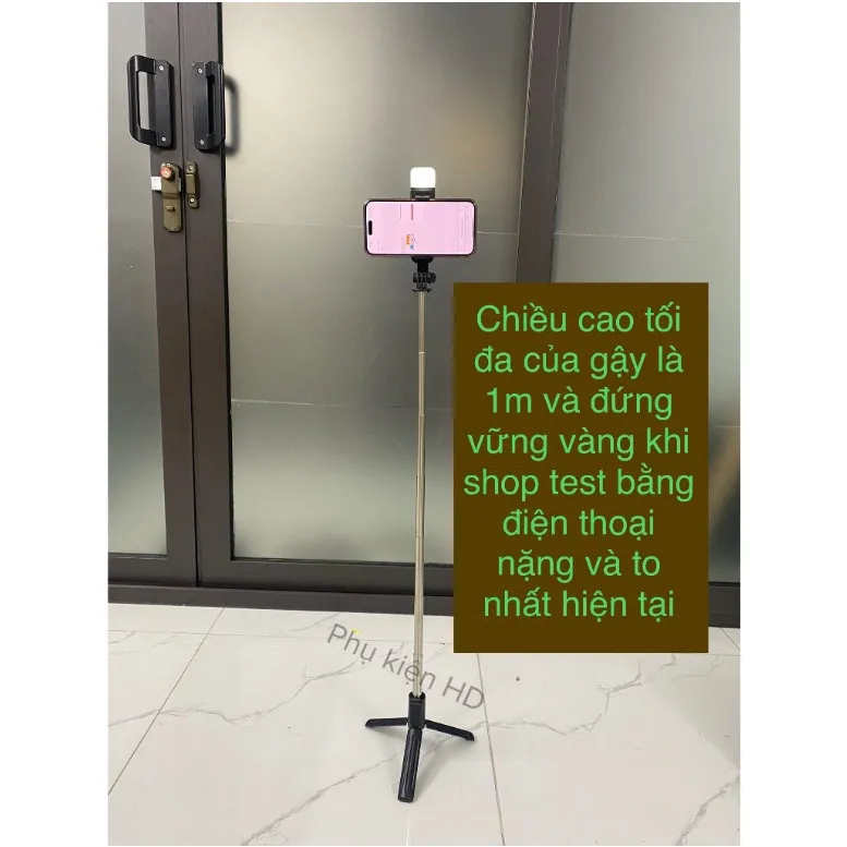 Ảnh Gậy chụp ảnh tự sướng SGALAS bluetooth có đèn led 4