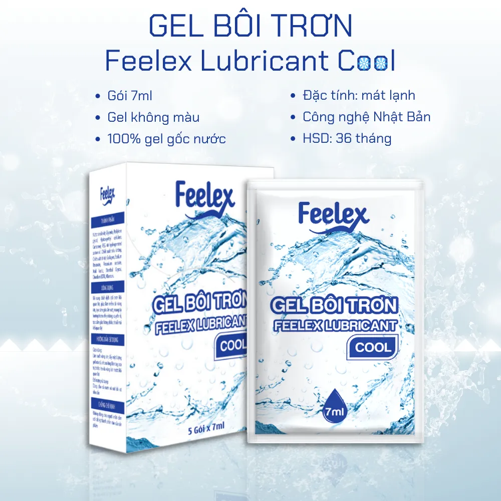 Ảnh Gel bôi trơn Feelex Lubricant - gói 7ml 1