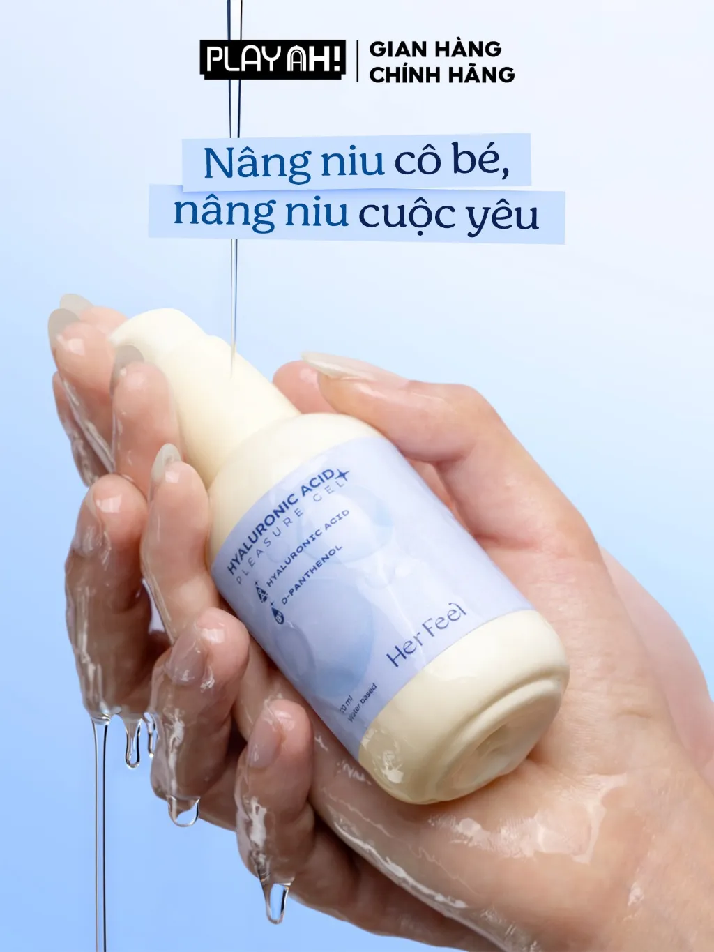 Ảnh Gel Bôi Trơn Gốc Nước Her Feel HA Pleasure Gel Dưỡng Ẩm Cao Cấp 70ml 3