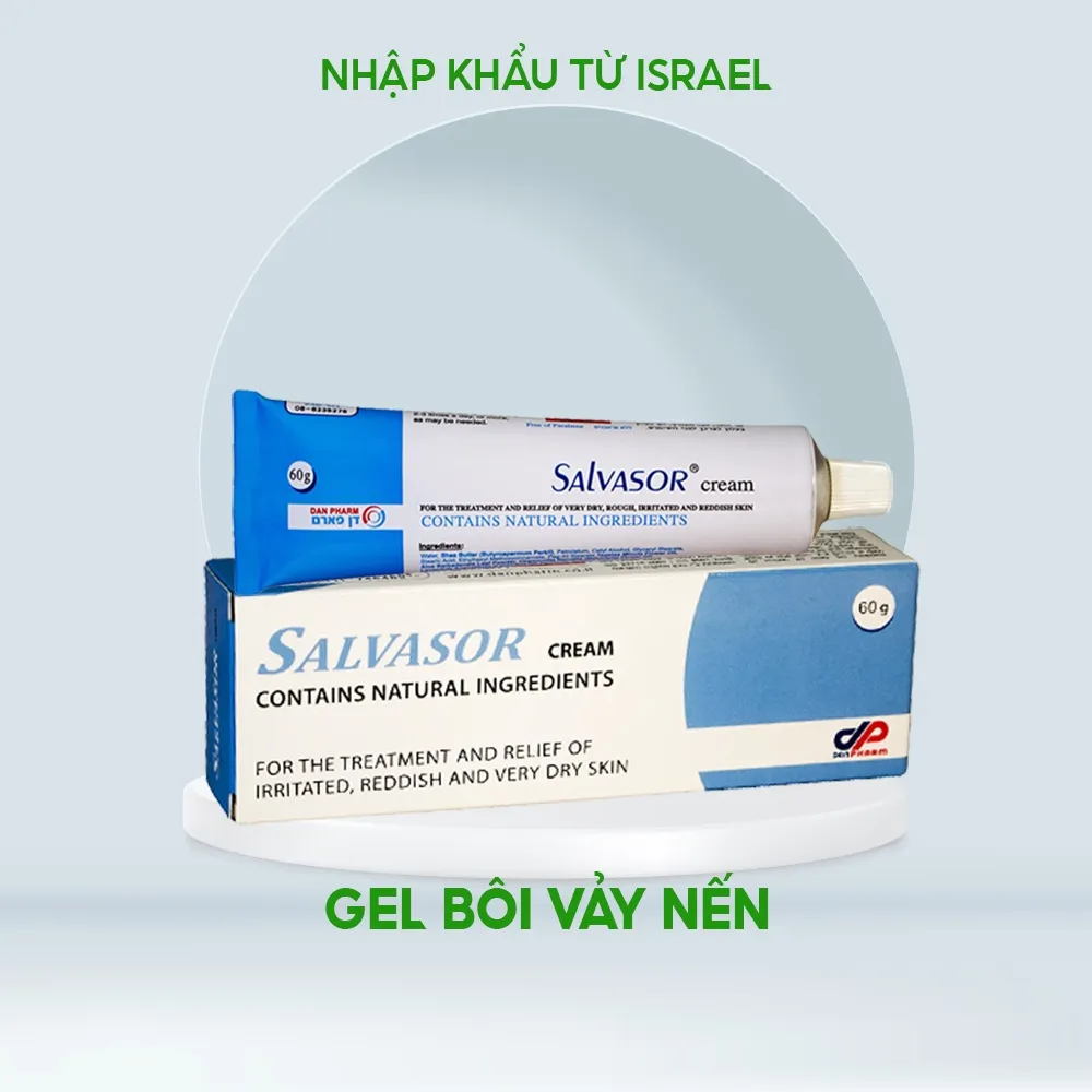 Ảnh Gel bôi vẩy nến Salvasor Danpharm xuất xứ israel Tube 60g Polipharm 3