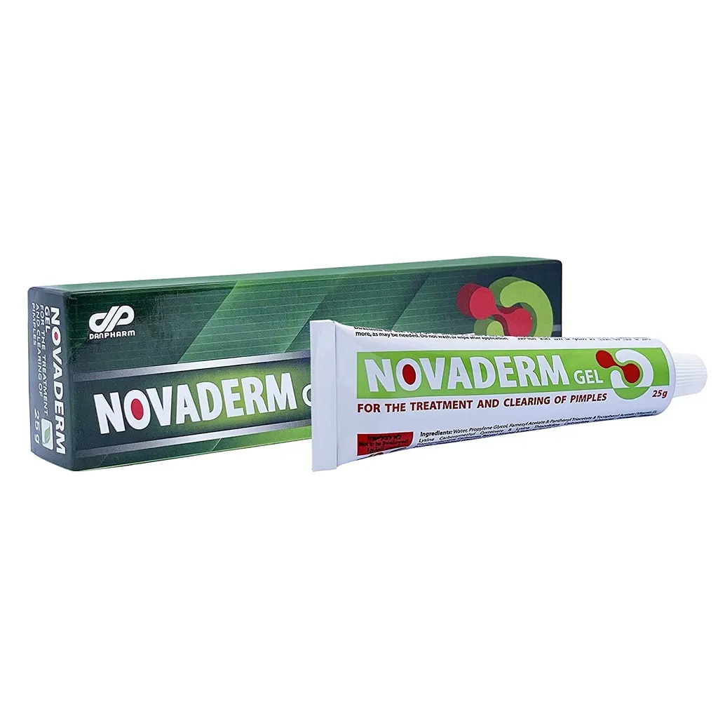 Ảnh Gel Chấm Mụn Trứng Cá, Kiểm Soát Nhờn Novaderm - Danpharm tuýp 25g Polipharm 3