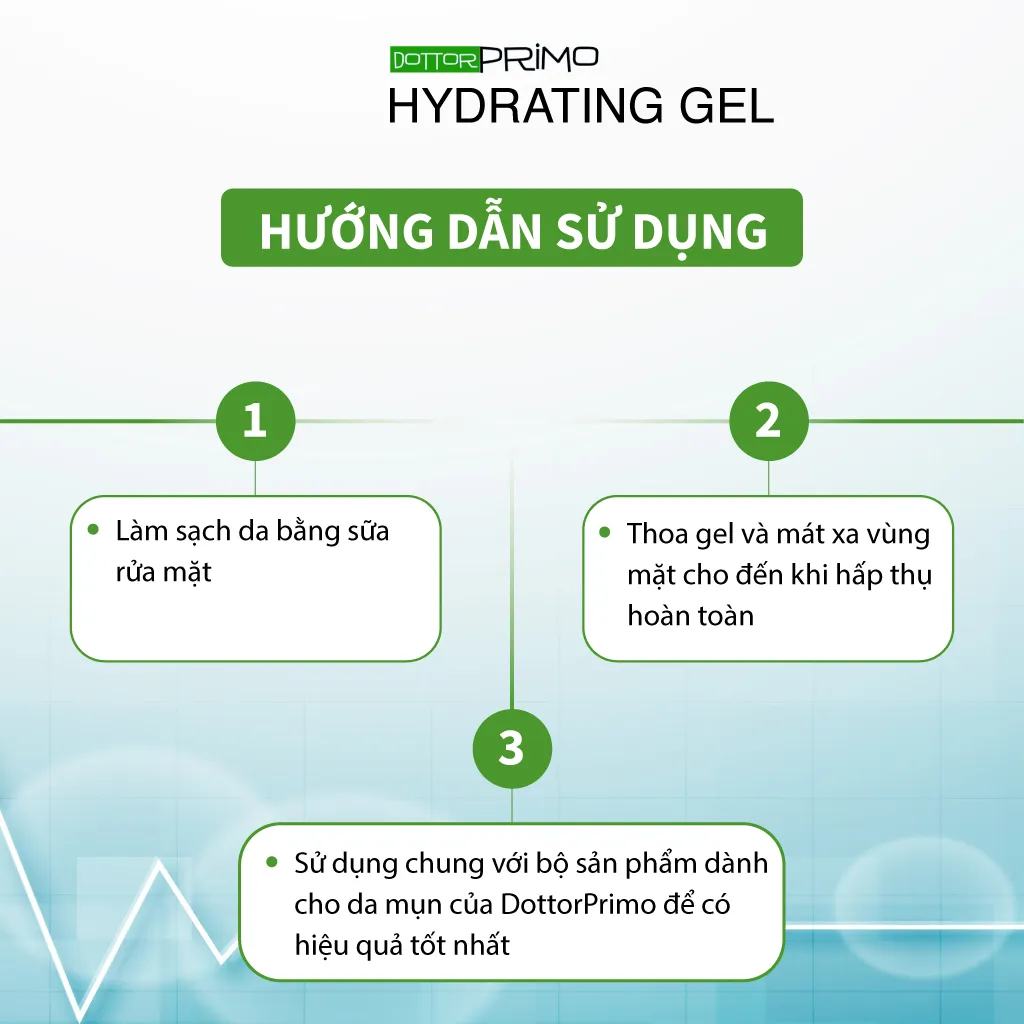 Ảnh Gel Dưỡng Ẩm Giảm Mụn DottorPrimo Acne Control Hydrating 30ml, Hỗ Trợ Mờ Thâm Mụn, Dưỡng Da Căng Mịn 4
