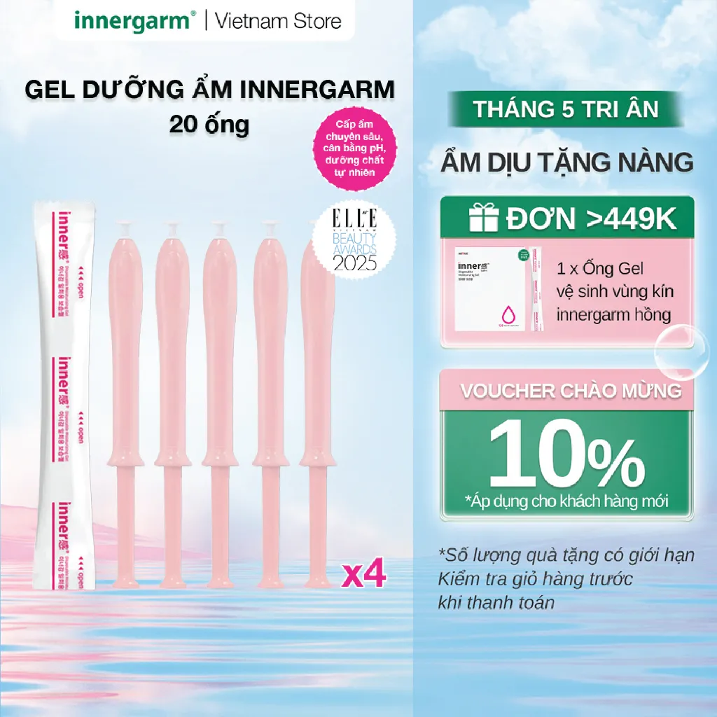 Ảnh Gel dưỡng vùng kín Phụ Nữ Wettrust Innergarm Inner Gel Moisturizing (Hồng) - Set 1