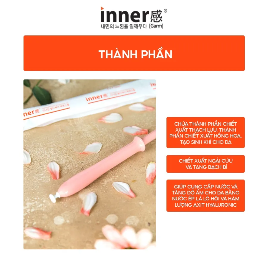 Ảnh Gel dưỡng vùng kín Phụ Nữ Wettrust Innergarm Multicare Essence Gel (Cam) - Tách lẻ 3