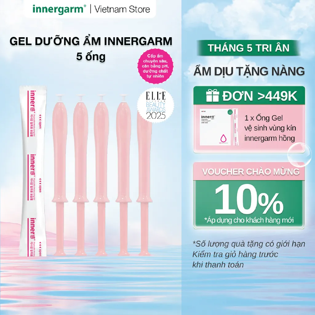 Ảnh Gel dưỡng vùng kín Phụ Nữ Wettrust Innergarm Inner Gel Moisturizing (Hồng) - Tách lẻ 1