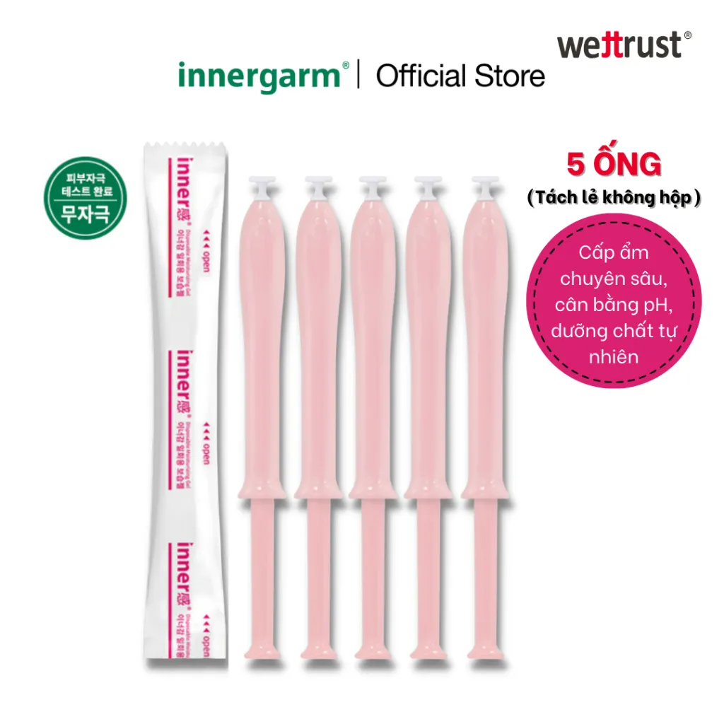 Ảnh Gel dưỡng vùng kín Phụ Nữ Wettrust Innergarm Inner Gel Moisturizing (Hồng) - Tách lẻ 2