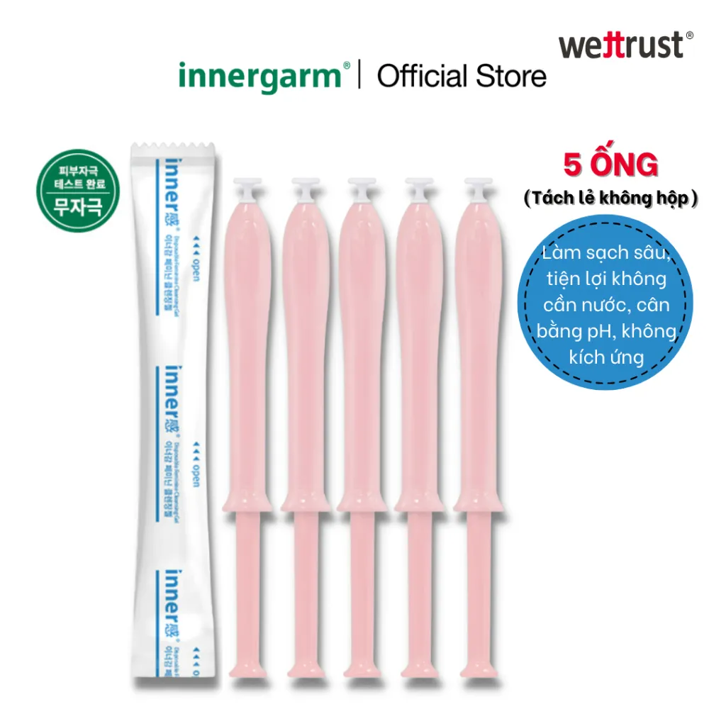 Ảnh Gel dưỡng vùng kín Phụ Nữ Wettrust Innergarm Feminine Cleansing Gel (Xanh) - Tách lẻ 2
