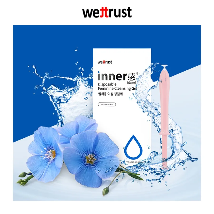 Ảnh Gel dưỡng vùng kín Phụ Nữ Wettrust Innergarm Feminine Cleansing Gel (Xanh) - Tách lẻ 4