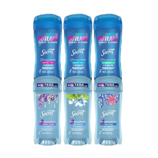 Ảnh Gel Ngăn tiết mồ hôi và Khử mùi Secret nhiều mùi hương 73g 1