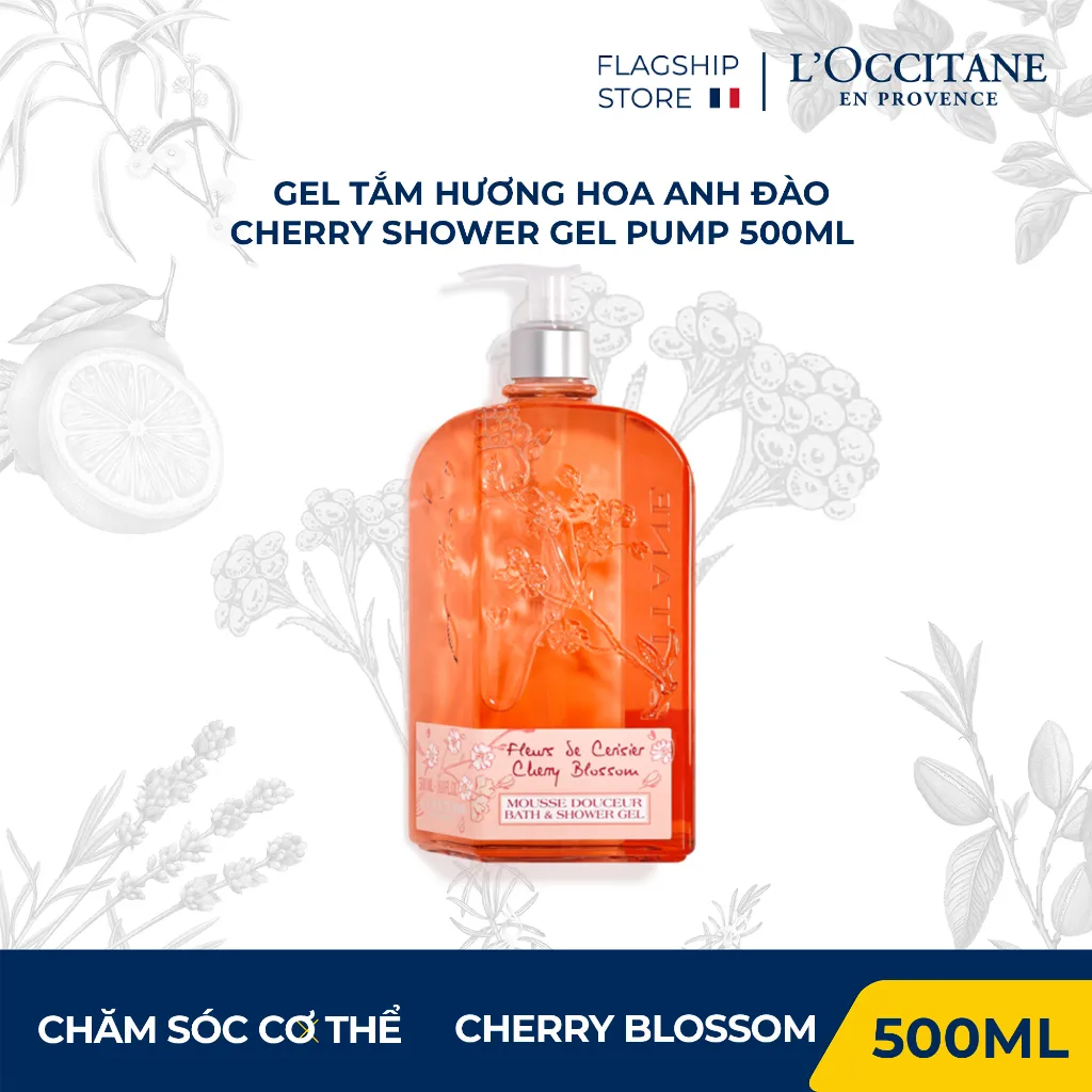 Ảnh Gel Tắm Hương Hoa  L'Occitane Shower Gel 500ml 2