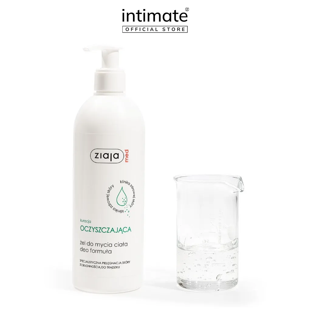 Ảnh Gel Tắm Ngừa Khuẩn Ziaja Med Kuracja Oczyszczajaca ZIAJA Loại Bỏ Bụi Bẩn, Thông Thoáng Lỗ Chân Lông 400ml 3
