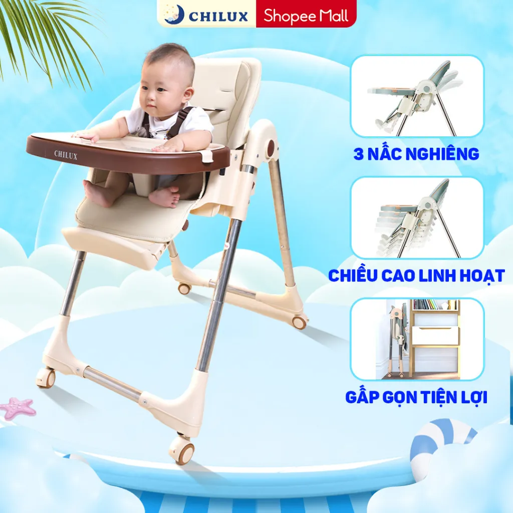 Đánh Giá Ghế Ăn Dặm Chilux Grow S: Đa Năng, An Toàn, Điều Chỉnh Linh Hoạt