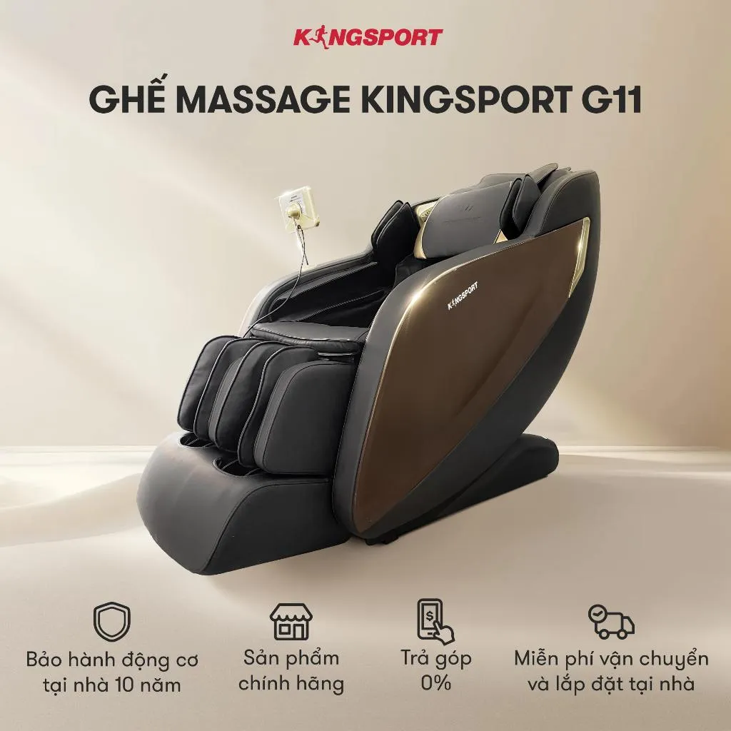 Ảnh Ghế massage KINGSPORT G11 công nghệ mới Kingtech Touch Pro, 12 bài massage 1