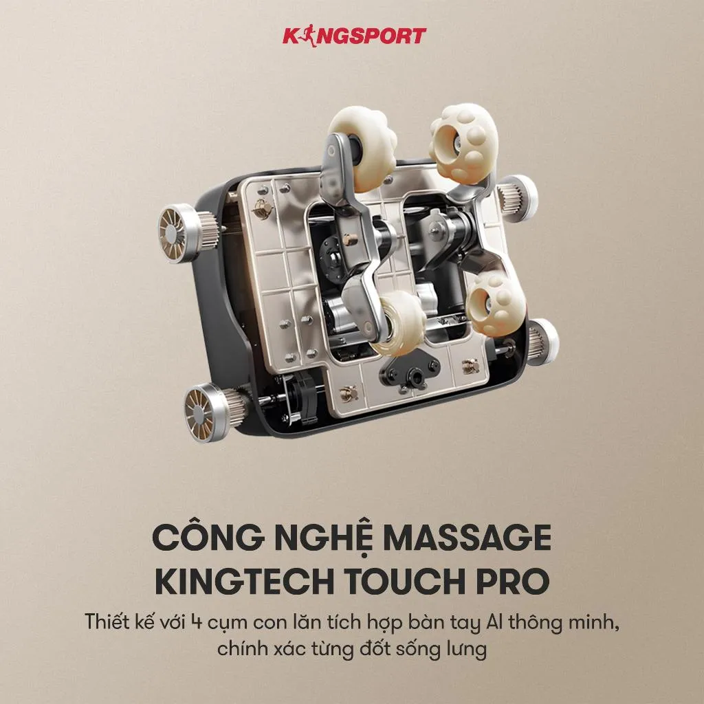 Ảnh Ghế massage KINGSPORT G11 công nghệ mới Kingtech Touch Pro, 12 bài massage 2