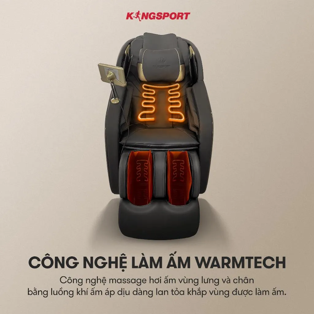 Ảnh Ghế massage KINGSPORT G11 công nghệ mới Kingtech Touch Pro, 12 bài massage 3