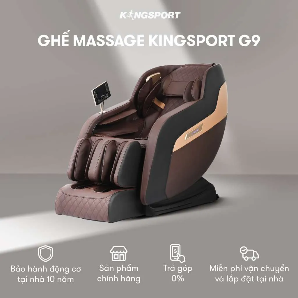 Ảnh Ghế massage toàn thân KINGSPORT G9 công nghệ làm ấm Warmtech, 5 bài tập massage tự động 1