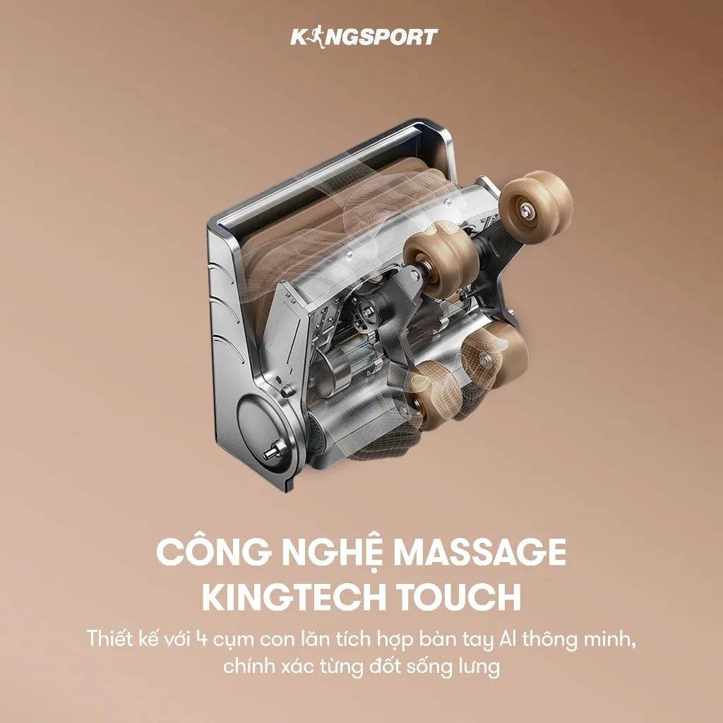 Ảnh Ghế massage toàn thân KINGSPORT G9 công nghệ làm ấm Warmtech, 5 bài tập massage tự động 2
