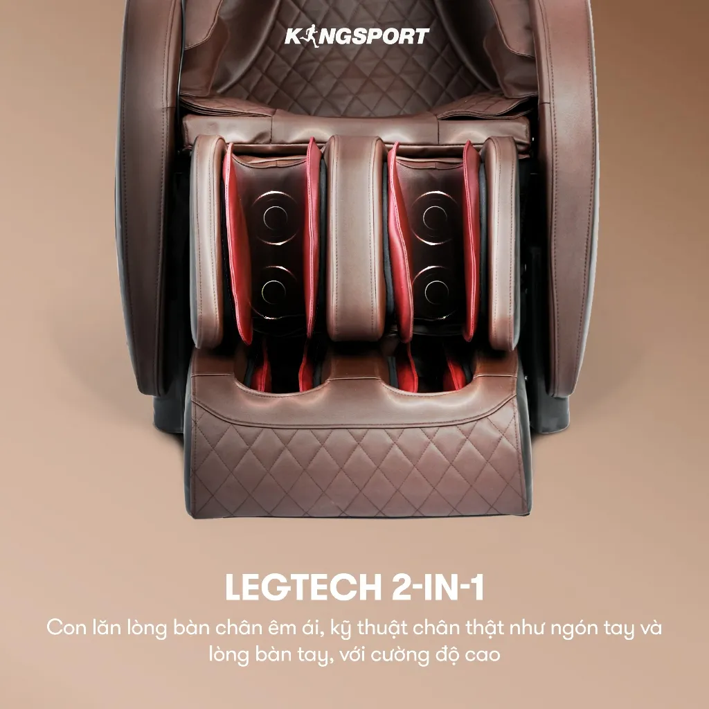 Ảnh Ghế massage toàn thân KINGSPORT G9 công nghệ làm ấm Warmtech, 5 bài tập massage tự động 3