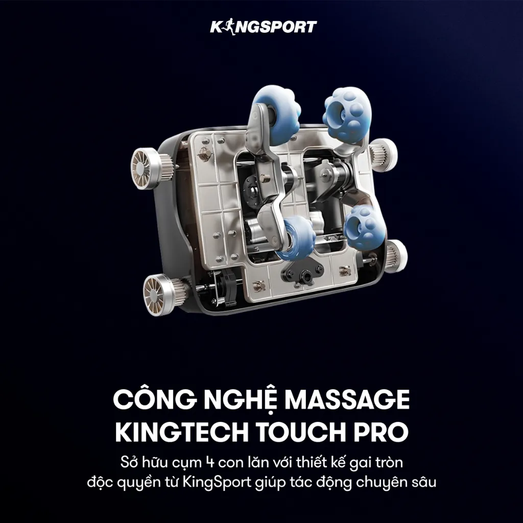 Ảnh Ghế massage toàn thân cao cấp KINGSPORT G6 công nghệ massage Kingtech Touch Pro 2