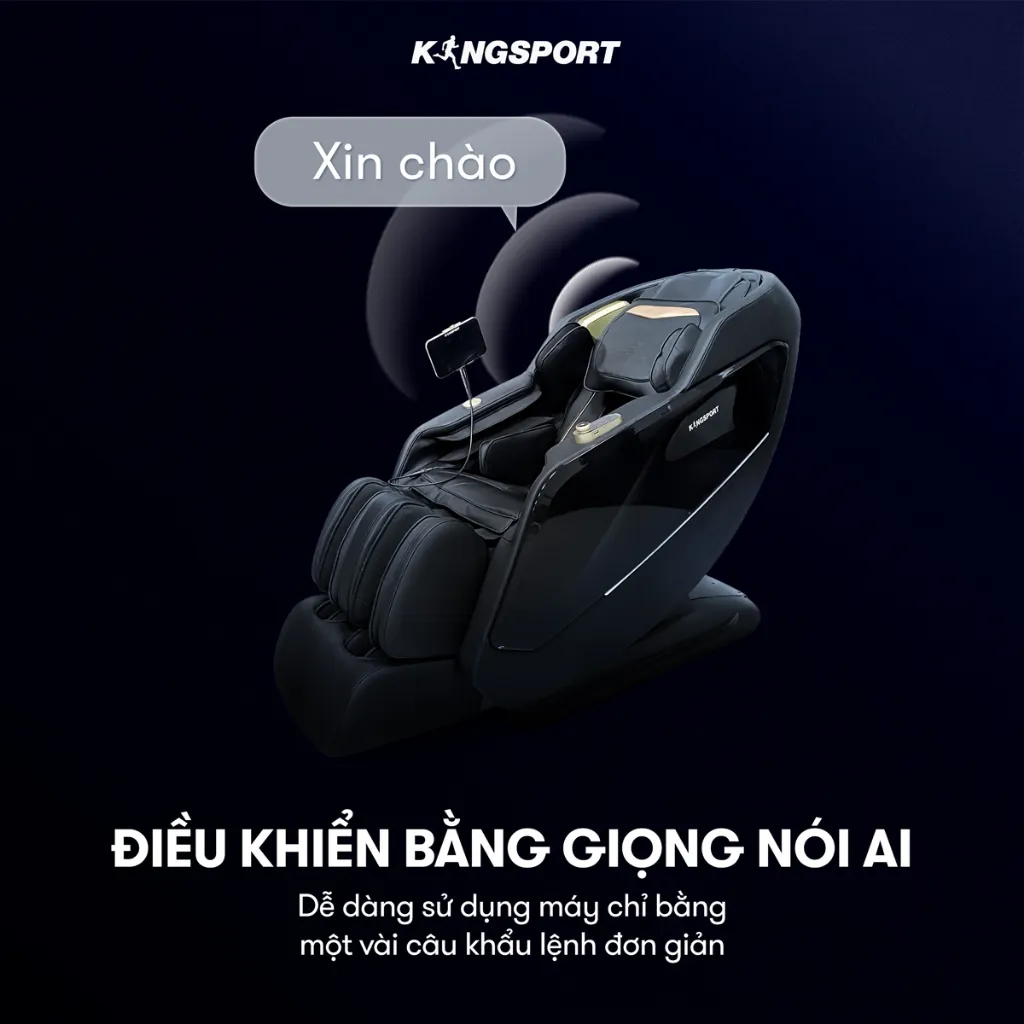 Ảnh Ghế massage toàn thân cao cấp KINGSPORT G6 công nghệ massage Kingtech Touch Pro 3