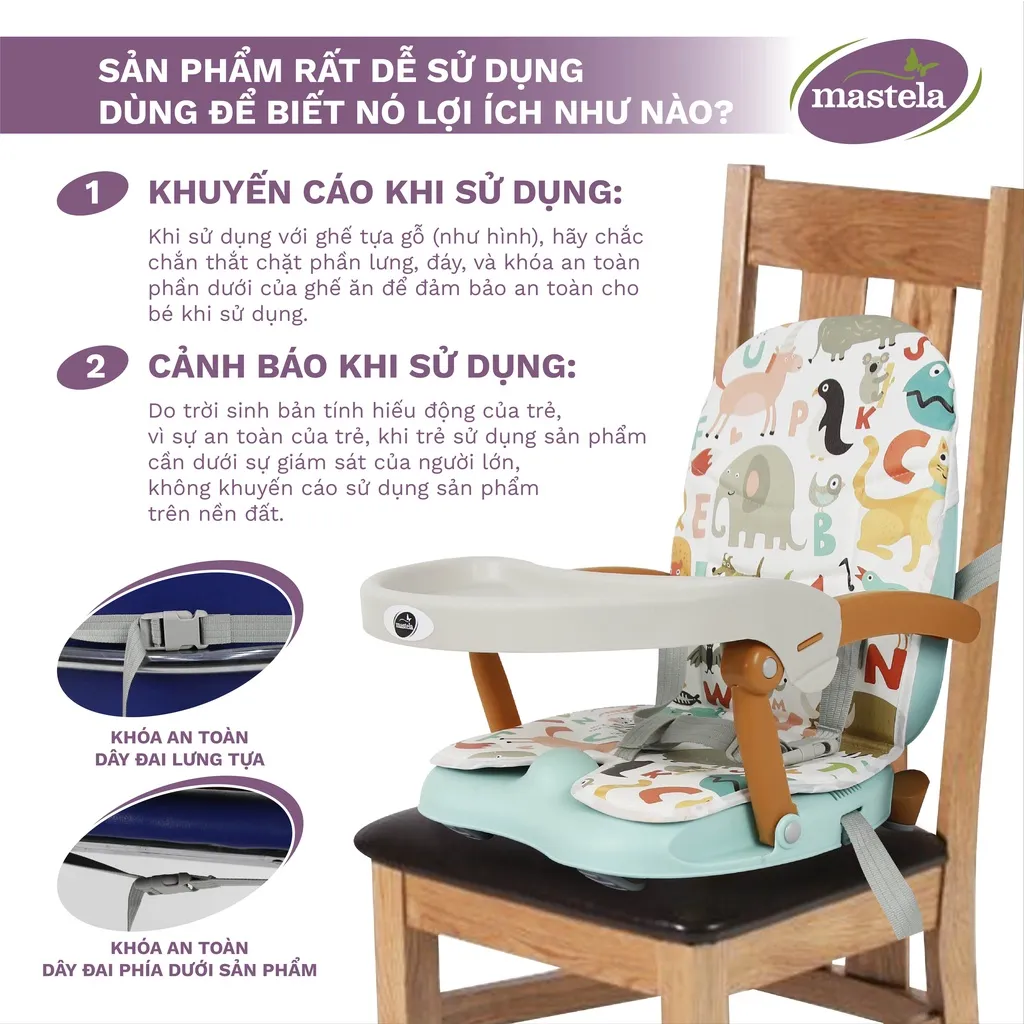 Ảnh Ghế Ngồi Ăn Dặm Cho Bé Mastela 1013 2