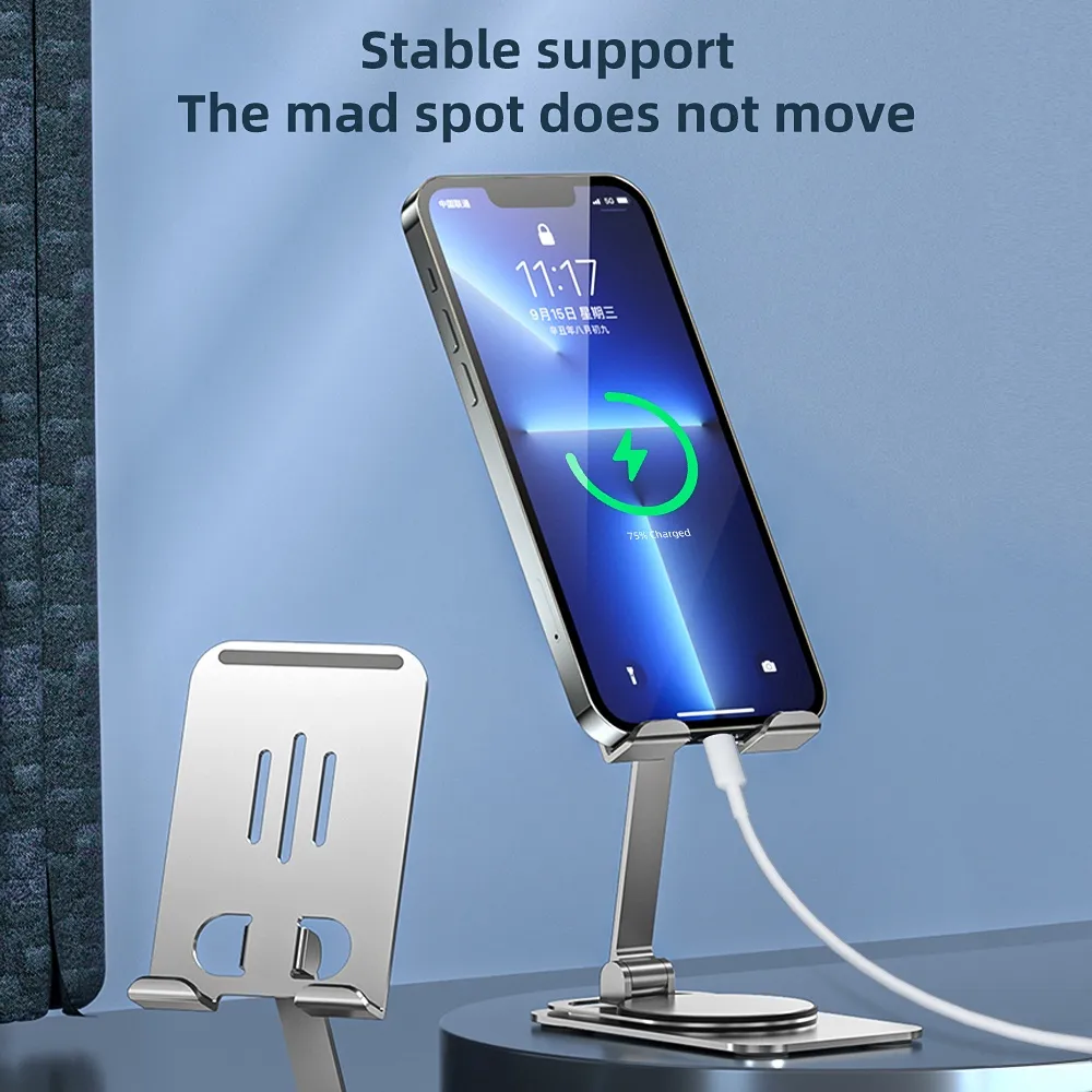 Ảnh Giá đỡ điện thoại/máy tính bảng GOOJODOQ bằng kim loại thích hợp cho iPad 10.2 7 8 9 Gen Soporte Xiaomi Samsung 3