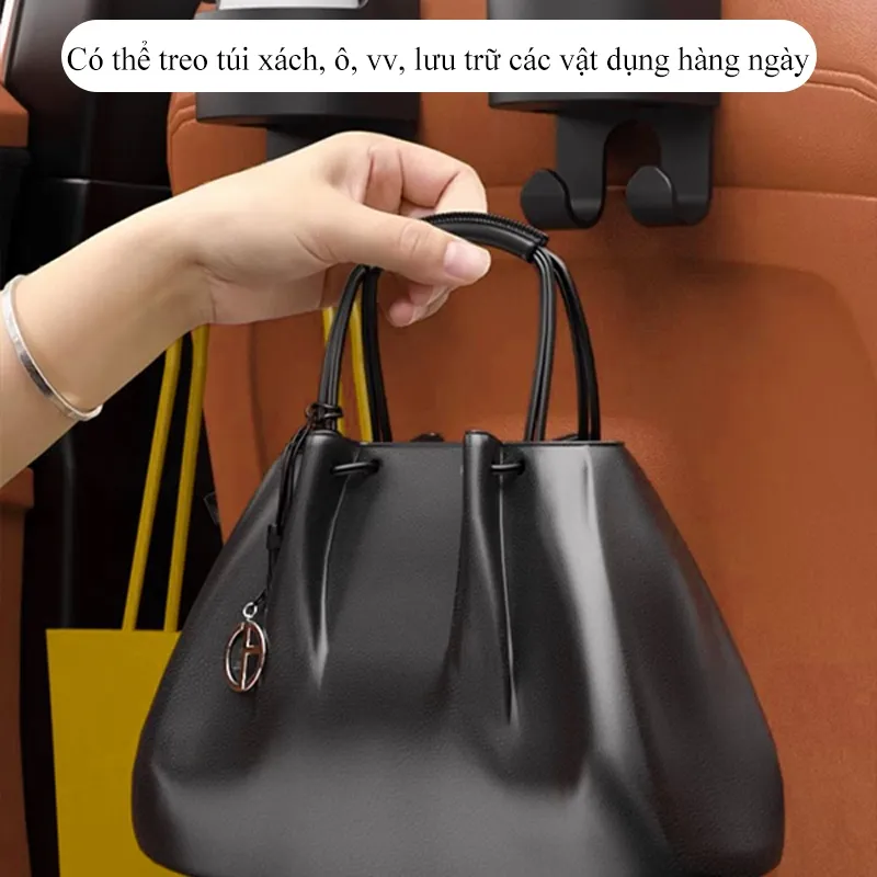 Ảnh Giá đỡ cốc gắn sau ghế ô tô MYT Móc treo đồ kiêm giá đỡ cốc nước cố định gắn sau ghế ô tô chất liệu nhựa ABS 3